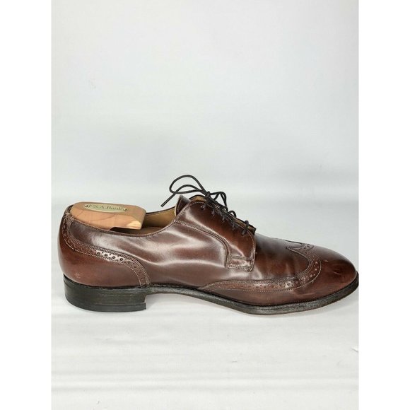 Johnston Murphy Optima Men’s Brown Leather Wingtip - Picture 7 of 11